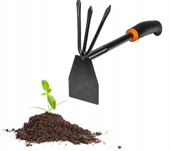 Motyczka z pazurkami 2 w 1 metalowa kopaczka ogrodowa